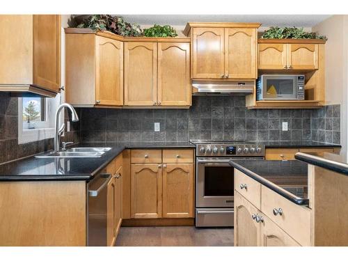 198 Royal Birkdale Crescent Nw, Calgary, AB - Indoor Photo Showing Kitchen With Stainless Steel Kitchen With Double Sink