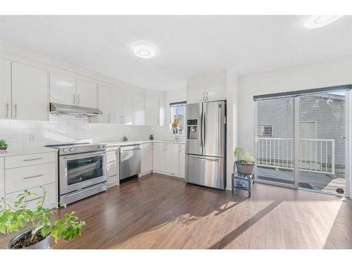 117 Martin Crossing Crescent Ne, Calgary, AB - Indoor Photo Showing Kitchen With Stainless Steel Kitchen With Upgraded Kitchen