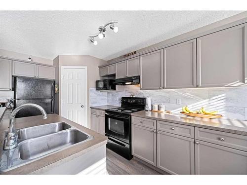 245 Evermeadow Avenue Sw, Calgary, AB - Indoor Photo Showing Kitchen With Double Sink