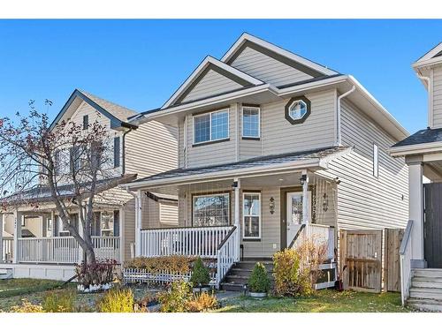 245 Evermeadow Avenue Sw, Calgary, AB - Outdoor With Deck Patio Veranda With Facade