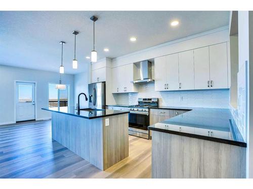 273 Lucas Place, Calgary, AB - Indoor Photo Showing Kitchen With Stainless Steel Kitchen With Upgraded Kitchen