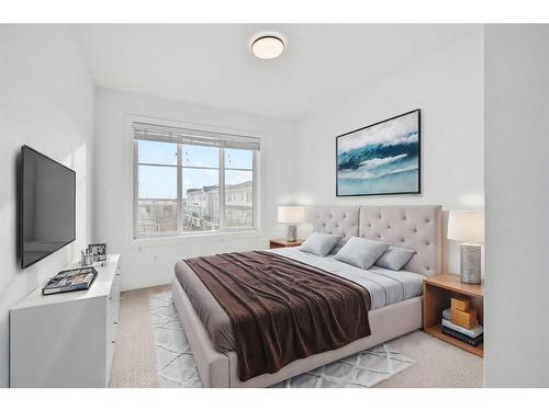 661 Savanna Boulevard Ne, Calgary, AB - Indoor Photo Showing Bedroom