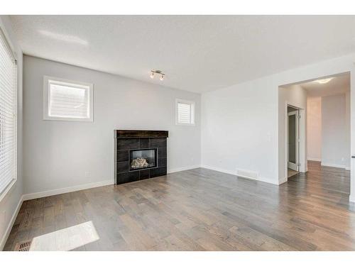 118 Panora Court Nw, Calgary, AB - Indoor Photo Showing Living Room With Fireplace