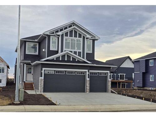 1352 Scarlett Ranch Boulevard, Carstairs, AB - Outdoor With Facade