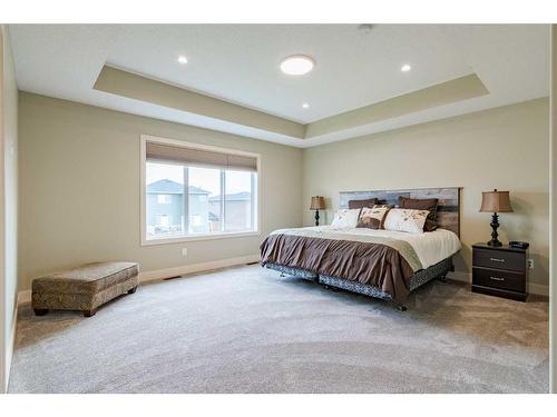 1352 Scarlett Ranch Boulevard, Carstairs, AB - Indoor Photo Showing Bedroom