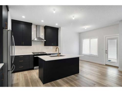 24 Cornerbrook Road Ne, Calgary, AB - Indoor Photo Showing Kitchen With Upgraded Kitchen