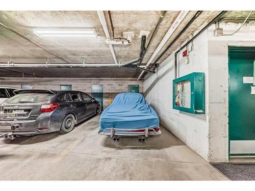 111-7239 Sierra Morena Boulevard Sw, Calgary, AB - Indoor Photo Showing Garage