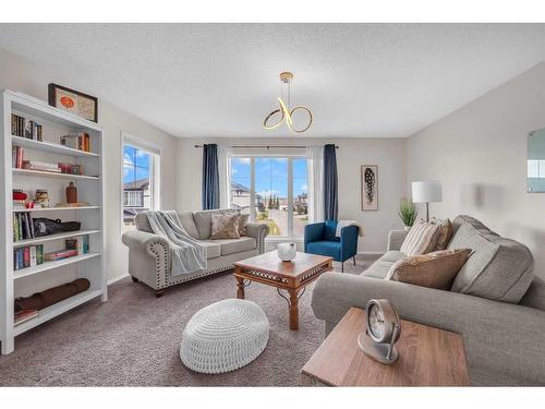 132 Springmere Grove, Chestermere, AB - Indoor Photo Showing Living Room