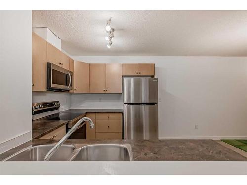 1108-16969 24 Street Sw, Calgary, AB - Indoor Photo Showing Kitchen With Double Sink