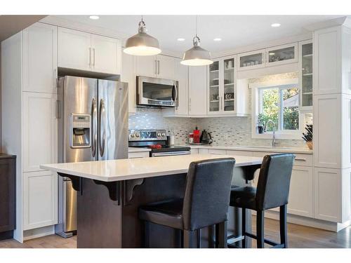 164 Havenhurst Crescent Sw, Calgary, AB - Indoor Photo Showing Kitchen With Stainless Steel Kitchen With Upgraded Kitchen