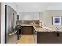 906-510 6 Avenue Se, Calgary, AB  - Indoor Photo Showing Kitchen With Stainless Steel Kitchen With Double Sink With Upgraded Kitchen 