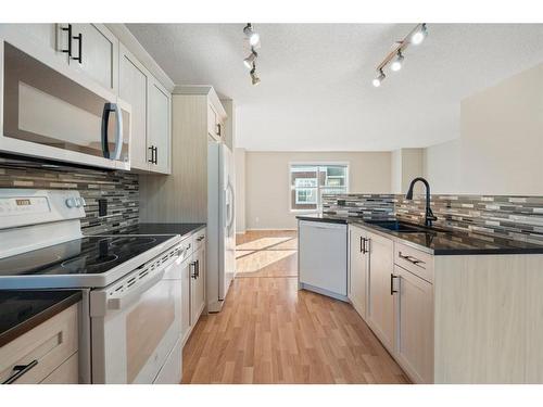 124 Promenade Way Se, Calgary, AB - Indoor Photo Showing Kitchen With Upgraded Kitchen