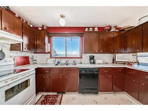 255 Rundleridge Drive Ne, Calgary, AB - Indoor Photo Showing Kitchen With Double Sink