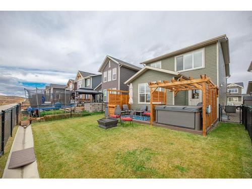 85 Fireside Circle, Cochrane, AB - Outdoor With Deck Patio Veranda