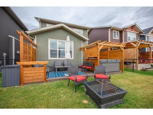 85 Fireside Circle, Cochrane, AB - Outdoor With Deck Patio Veranda With Exterior