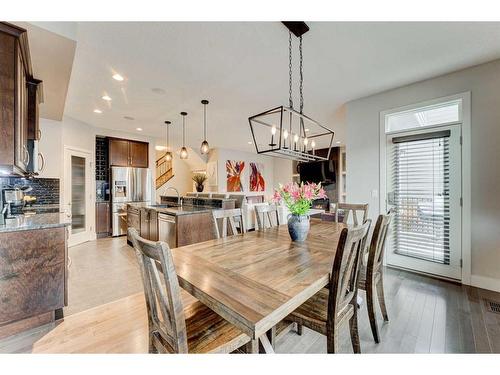 222 Aspen Stone Way Sw, Calgary, AB - Indoor Photo Showing Dining Room