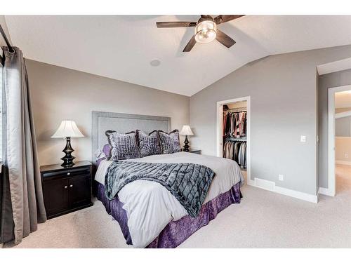 222 Aspen Stone Way Sw, Calgary, AB - Indoor Photo Showing Bedroom