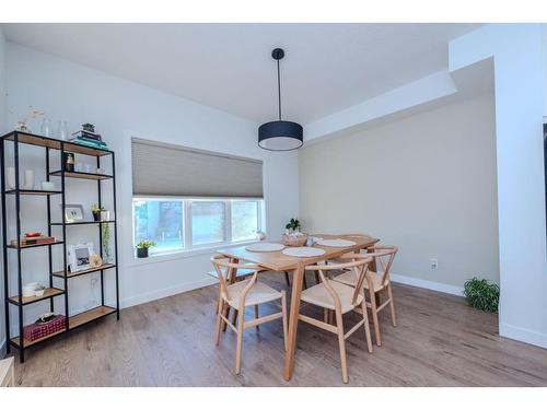 843 Carrington Boulevard Nw, Calgary, AB - Indoor Photo Showing Dining Room