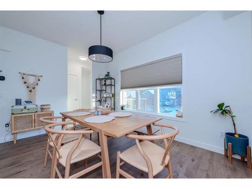 843 Carrington Boulevard Nw, Calgary, AB - Indoor Photo Showing Dining Room