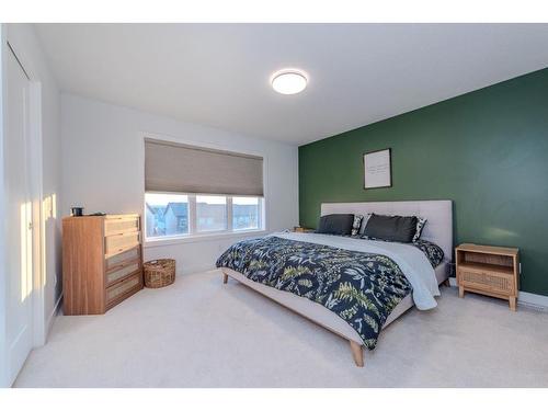 843 Carrington Boulevard Nw, Calgary, AB - Indoor Photo Showing Bedroom