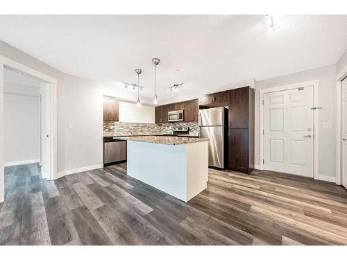 3109-279 Copperpond Common Se, Calgary, AB - Indoor Photo Showing Kitchen With Stainless Steel Kitchen With Upgraded Kitchen