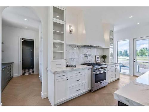 210028 Spruce Ridge West, Rural Foothills County, AB - Indoor Photo Showing Kitchen With Upgraded Kitchen