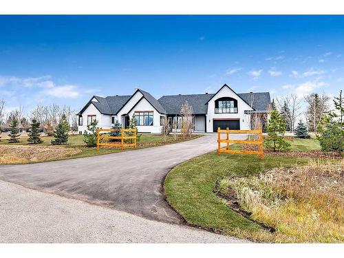 210028 Spruce Ridge West, Rural Foothills County, AB - Outdoor With Facade