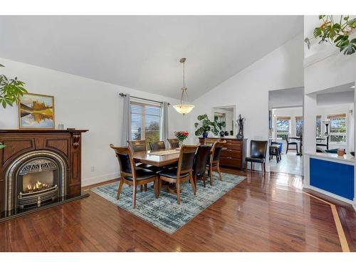 34 Sun Harbour Way Se, Calgary, AB - Indoor With Fireplace