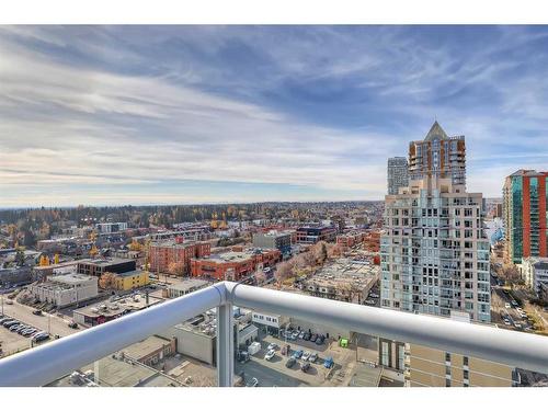 1708-1501 6 Street Sw, Calgary, AB - Outdoor With Balcony With View