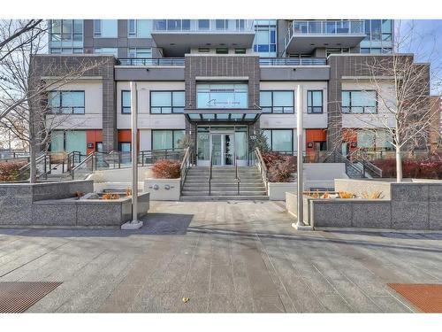 1708-1501 6 Street Sw, Calgary, AB - Outdoor With Balcony With Facade