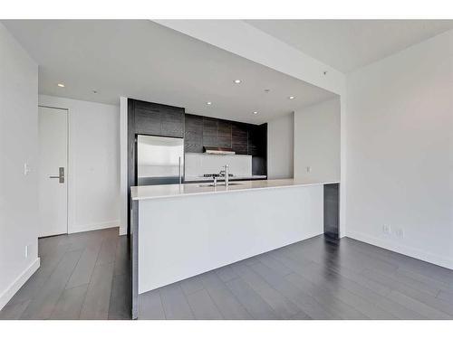 1708-1501 6 Street Sw, Calgary, AB - Indoor Photo Showing Kitchen