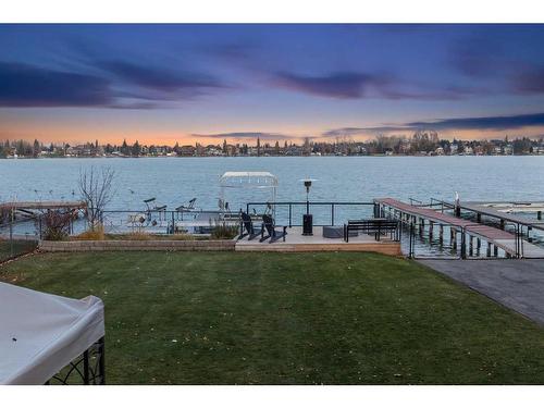 636 West Chestermere Drive, Chestermere, AB - Outdoor With Body Of Water With View