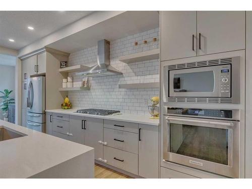 99 Legacy Glen Terrace Se, Calgary, AB - Indoor Photo Showing Kitchen With Stainless Steel Kitchen With Upgraded Kitchen