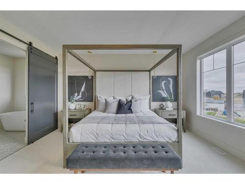 703 Green Haven Place, Rural Foothills County, AB - Indoor Photo Showing Bedroom