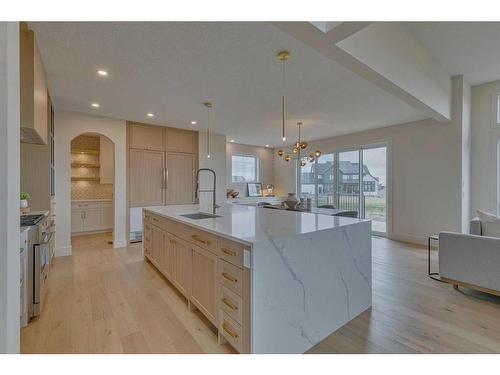 703 Green Haven Place, Rural Foothills County, AB - Indoor Photo Showing Kitchen With Upgraded Kitchen