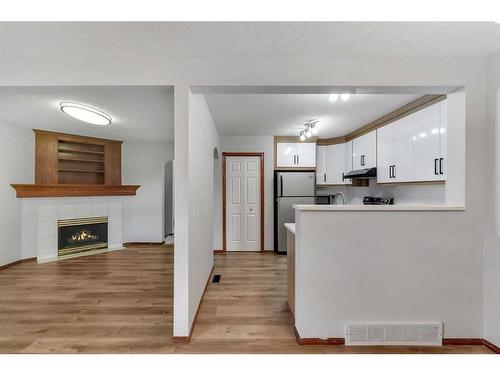 183 Coral Spings Circle Ne, Calgary, AB - Indoor With Fireplace