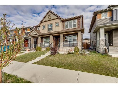 842 Cornerstone Way Ne, Calgary, AB - Outdoor With Deck Patio Veranda With Facade