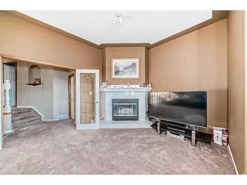 15510 Mckenzie Lake Way Se, Calgary, AB - Indoor With Fireplace