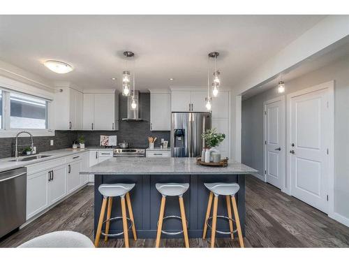 10213 75 Street Nw, Edmonton, AB - Indoor Photo Showing Kitchen With Stainless Steel Kitchen With Double Sink With Upgraded Kitchen