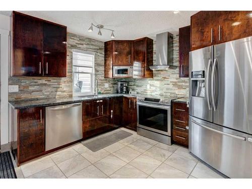 43 Berkshire Road Nw, Calgary, AB - Indoor Photo Showing Kitchen With Stainless Steel Kitchen With Upgraded Kitchen