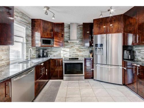 43 Berkshire Road Nw, Calgary, AB - Indoor Photo Showing Kitchen With Stainless Steel Kitchen With Upgraded Kitchen