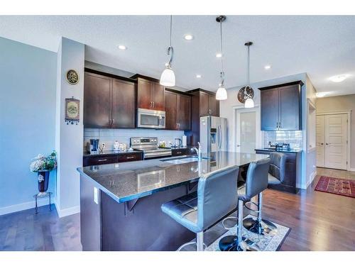 229 Sage Valley Road Nw, Calgary, AB - Indoor Photo Showing Kitchen With Upgraded Kitchen