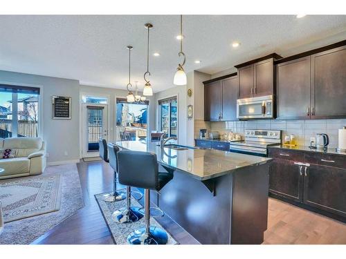 229 Sage Valley Road Nw, Calgary, AB - Indoor Photo Showing Kitchen With Upgraded Kitchen