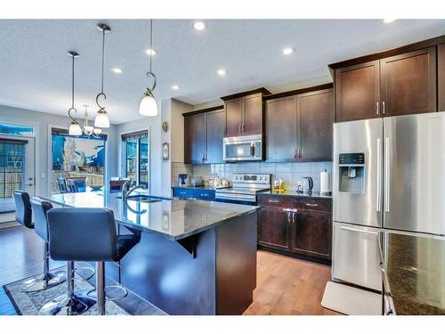 229 Sage Valley Road Nw, Calgary, AB - Indoor Photo Showing Kitchen With Double Sink With Upgraded Kitchen