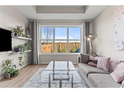 163 Masters Heights Se, Calgary, AB - Indoor Photo Showing Living Room