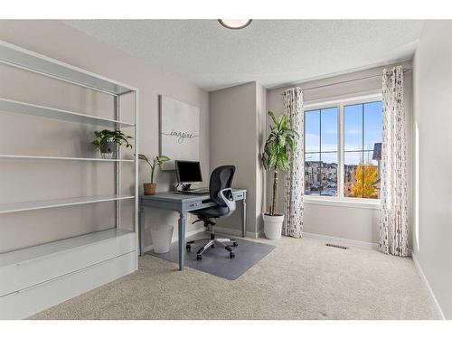 163 Masters Heights Se, Calgary, AB - Indoor Photo Showing Office