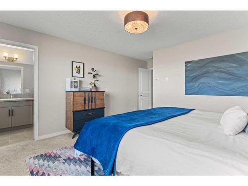 163 Masters Heights Se, Calgary, AB - Indoor Photo Showing Bedroom