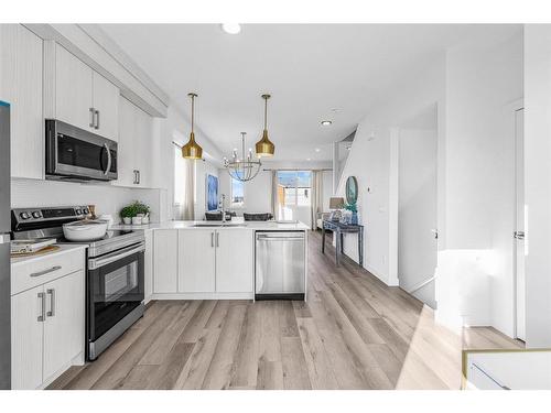 3 Cornerstone Row Ne, Calgary, AB - Indoor Photo Showing Kitchen With Upgraded Kitchen