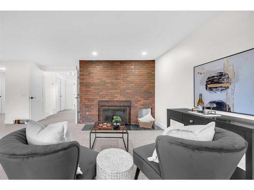 44-1901 Varsity Estates Drive Nw, Calgary, AB - Indoor Photo Showing Living Room With Fireplace