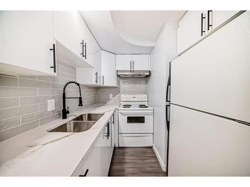 28 Bedford Circle Ne, Calgary, AB - Indoor Photo Showing Kitchen With Double Sink